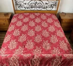 Ralph Lauren Chaps Telluride Red Blue Floral French Country Queen Comforter. Fixed Price $115.00.