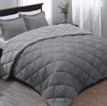 Basic Beyond Down Alternative Comforter Set Reversible Charcoal/gray. Fixed Price $35.00.