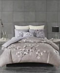 Natori Sakura Blossom Cotton Sateen 3-PC. Comforter Set, Full/queen Lilac. Fixed Price $99.00.