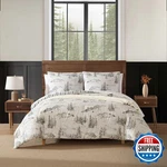 Eddie Bauer - Full/queen Duvet Cover Set Super Soft Bedding Matching Shams. Fixed Price $91.42.