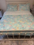 The Big One Ocean Nautical 3 Piece Reversible Comforter Quilt Full/queen. Fixed Price $32.99.