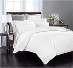 $250 Charter Club Damask Stripe 550 Supima 3 Pc Duvet Cover Set Full/queen. Fixed Price $71.99.