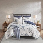 Madison Park Zennia Farmhouse Comforter Set With Throw-blanket, Floral Print. Fixed Price $122.56.