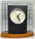 Bulova B7750 Glasner House Frank Lloyd Wright Mantel Clock Works Retro Mcm. Fixed Price $9.99.