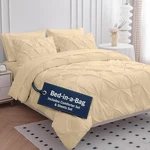 Twin Comforter Set - 5 Piece Pintuck Stitch Design Bedding With 1 Comfort.... Fixed Price $46.21.