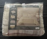 Brand New Macys Pem America Gwyn 8-PC. Queen Comforter Set Reversible Bedding. Fixed Price $50.00.