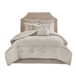 Gracie Mills Mcconnell 8-PIECE Embroidered Pintucked Comforter Set. Fixed Price $139.85.
