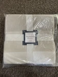 Charter Club Yarn Dye Stripe Blanket Tan & White Acrylic Queen- Retail $100, New. Fixed Price $24.00.