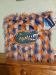 Florida Gators Fluffy Plush Throw Pillow 14 X Forever Collectibles Fan Gear. Fixed Price $20.00.