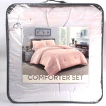 Keeco Twin Xl Pink Stripe Comforter Set With Decorative Standard Sham. Fixed Price $111.99.