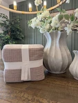 King Textured Chambray Cotton Duvet Cover & Sham Set Warm Brown - Casaluna New. Fixed Price $106.00.
