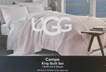 Nwt Ugg King Campo Quilt Pc Set "himalayan Salt" Soft Pink Msrp $359.00. Fixed Price $259.79.