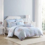 Laura Ashley Hope Patchwork Duvet Cover Bonus Set - (pink/green/blue). Fixed Price $169.99.
