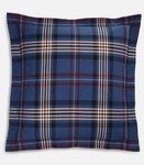 Ralph Lauren Saranac Peak Brentwood Plaid 3 Euro Shams Set Stripes Navy Blue Red. Fixed Price $179.00.