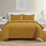 Vcny Home Kaleidoscope 3-PIECE Gold Geometric Quilt Set, Full/queen,unisex. Fixed Price $29.99.