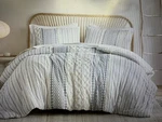 Ink+ivy Imani 3-PC. Duvet Cover Set, King/california White And Navy. Fixed Price $44.99.
