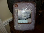 New Kohls Home Classics Avery Smokey Purple Ruched Full/queen Duvet Cover Set. Fixed Price $56.39.