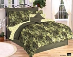 New Teen Boys Guitar Music Green Comforter Sheets Sham(s) Skirt Bed In Bag Set. Fixed Price $39.99.
