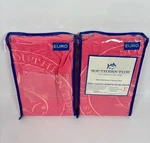 Southern Tide Skipjack Cabana Stripe Collection Euro Sham Pair Pink Embroidered. Fixed Price $44.00.