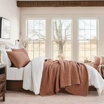 Evergrace Cotton Coverlet Set King 3PC Ribbed Matelasse Quilt Soft. Fixed Price $74.99.