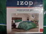 Izod Comforter Set Pillow Sham Twin/twin Xl New. Fixed Price $35.00.