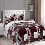 Elegant 2-PIECE Winter Lodge-patch Sherpa Comforter Soft Cozy And. Fixed Price $90.67.