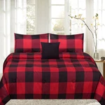 Sweet Home Collection 4PC-CMF-BFFALO-FQ 4PIECE Print Reversible Comforter Set. Fixed Price $49.74.