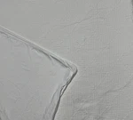 Nestwell Queen Sized White Cotton Duvet Cover Textured Diamond Luxury Bedding. Fixed Price $62.39.