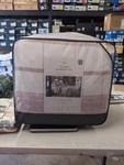 8PC King Stripe Boho Comforter Set Mauve - Threshold. Fixed Price $39.98.