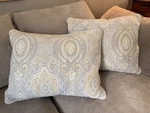 2 Tommy Bahama Turtle Cove Lightweight Paisley Cotton Pillow Shams W/ Inserts. Fixed Price $38.00.