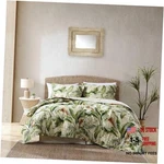 Tommy Bahama - Comforter Set, Cotton Sateen Bedding With California King. Fixed Price $235.99.