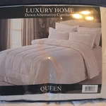 Luxury Home Queen Comforter White Quilted Down Alternative Lh-dac-whi-fq. Fixed Price $60.00.