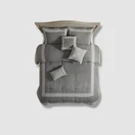 Madison Park Gray 7PC King Noah Microsuede Comforter Set. Fixed Price $75.60.
