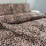 Sdy 3PCS Leopard Comforter Set Queen, Animal Print Bedding Cheetah Bedroom. Fixed Price $44.33.