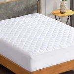 The Grand Down Alternative Fitted Mattress Pad Cover White. Fixed Price $52.99.