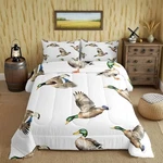 Mallard Duck Bedding Set Hunting And Fishing Comforter Wild Animal Comfor.... Fixed Price $51.56.