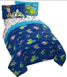 Jay Franco Disney Toy Story Buzz & Woody 4 Piece Twin Reversible Comforter Set. Fixed Price $49.99.
