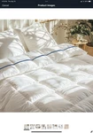 Bedsure Goose Down Comforter, Queen Size With 100% Cotton Fabric Cover, All Seas. Fixed Price $95.00.