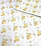 Vintage 1960S Cannon Monticello Pillowcases Shams King Bedding Yellow Floral Htf. Fixed Price $27.99.