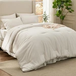Bag King 7 Pieces Comforter Set Beige Sheets Pillowcases Shams Bedsure. Fixed Price $124.99.