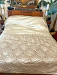 Jennifer Lopez Great Gatsby Art Deco Comforter & Blanket Full/queen 92" X 96". Fixed Price $375.00.