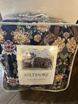 New Biltmore Biblio Navy Burgundy King Comforter & Shams Set 3PC. Fixed Price $169.19.