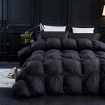 Three Geese Pinch Pleat Waterfowl Feathers And Down Comforter King Size Duvet.... Fixed Price $140.27.