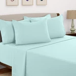 6 Piece Bed Sheet Set 1800 Series Microfiber Comfort Deep Pocket Hotel. Fixed Price $24.25.