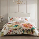 Bebejan Antique Flowers Ivory 100% Cotton 5 Piece Reversible Comforter Set. Fixed Price $131.99.