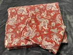 Paisley Reversible Twin Scalloped Quilt Coverlet/sham Williams & Sonoma Pattern. Fixed Price $58.99.
