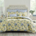 Laura Ashley Home - Queen Comforter Set, Cotton Reversible Bedding, Includes Mat. Fixed Price $146.27.