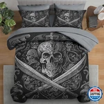 Pamnest Comforter Set Full Size, Gothic World 7 Pcs Bedding Adults, Vintage. Fixed Price $72.19.