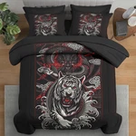 Pamnest Comforter Set Twin Size Tiger Dragon 5 Pcs Bedding Kids And Adults. Fixed Price $77.98.