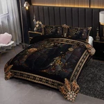 Nttopship Boho Black Cat Comforter Set King Size 3PCS Adultsbohemian. Fixed Price $79.18.